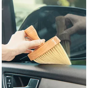 Wooden Car Brush Car Interior Dust Removal Brush